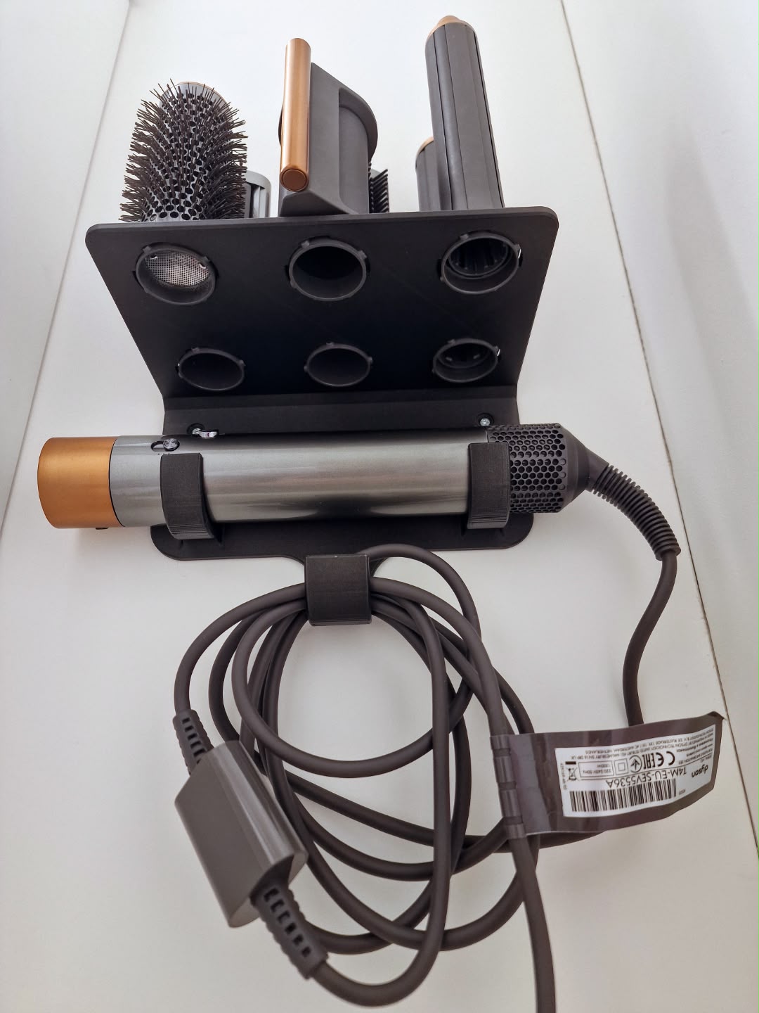Dyson Airwrap Wall Mount with Attachment Organizer 4