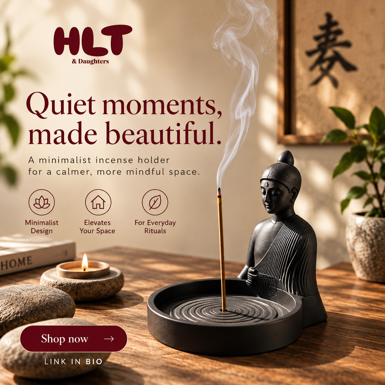 Buddha Zen Incense Holder 1